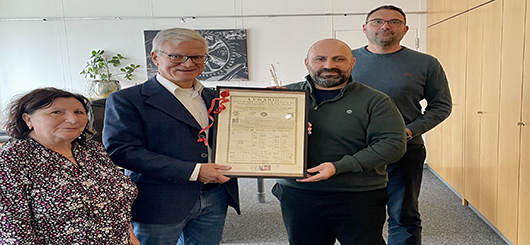 Von links: Caterina Perino, Stephan Tautz, Silvestro Parise und Lars Hüsslein